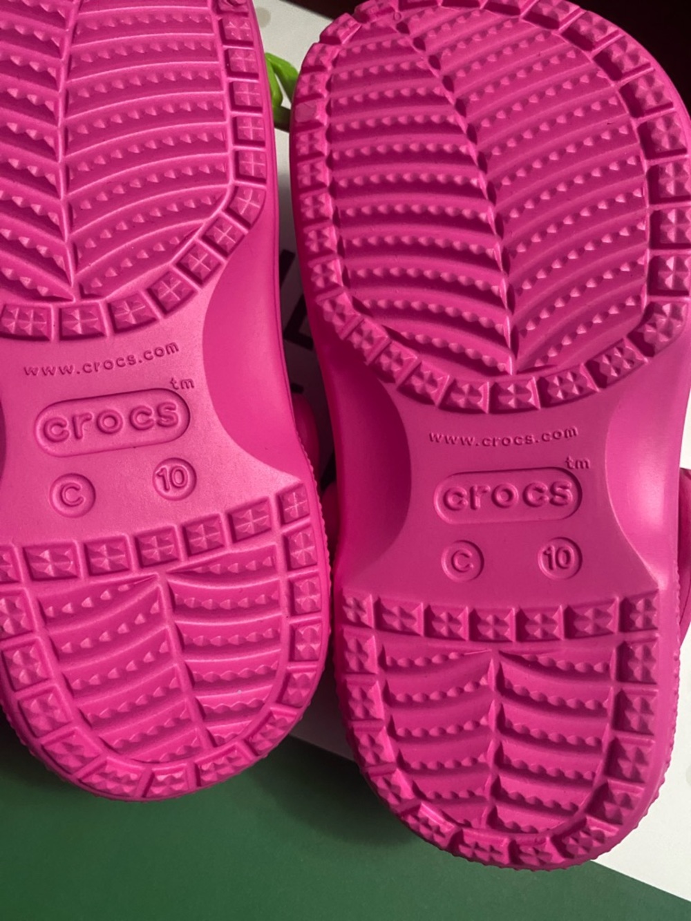 💕💕Crocs Kids Baya Clogs, Pink Size C 10 - Picture 7 of 8
